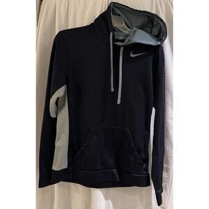 Nike Therma Fit Men's Poly Hoodie Size Small Black & Gray NWOT